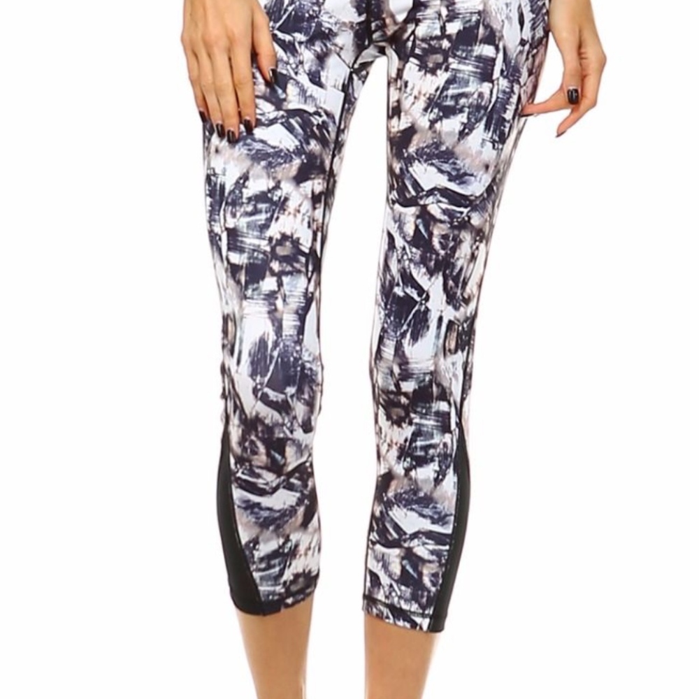 ABSTRACT PRINT LEGGINGS - Picture 2 of 3